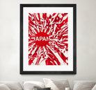 Japan by Danny Jardim on GIANT ART - red digital painting