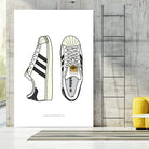 Adidas Superstar80s by Herinson Alvarez on GIANT ART - white digital drawing