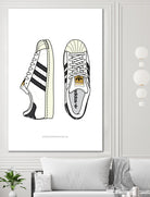 Adidas Superstar80s by Herinson Alvarez on GIANT ART - white digital drawing