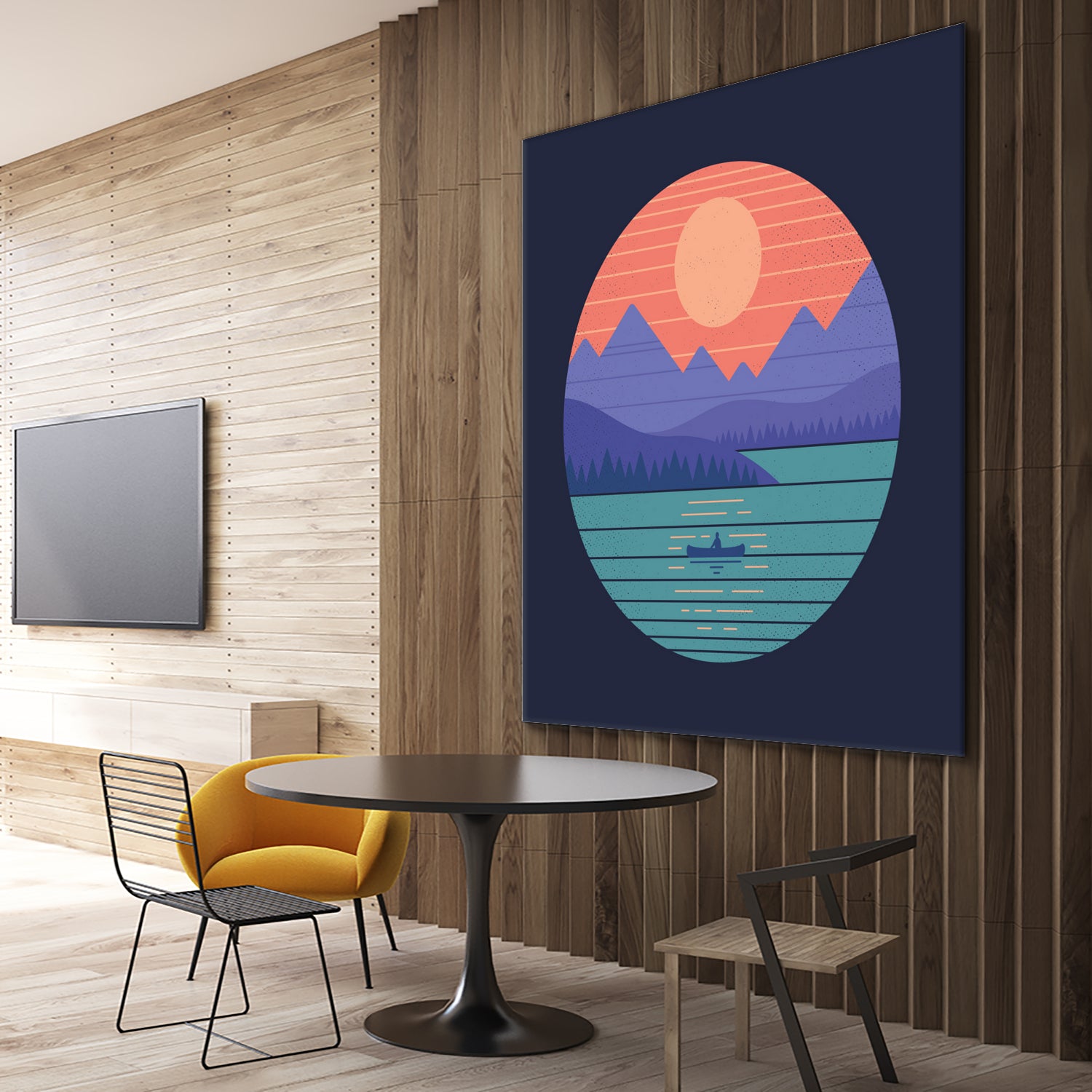 Peaceful Reflection by Rick Crane on GIANT ART - fuchsia digital drawing