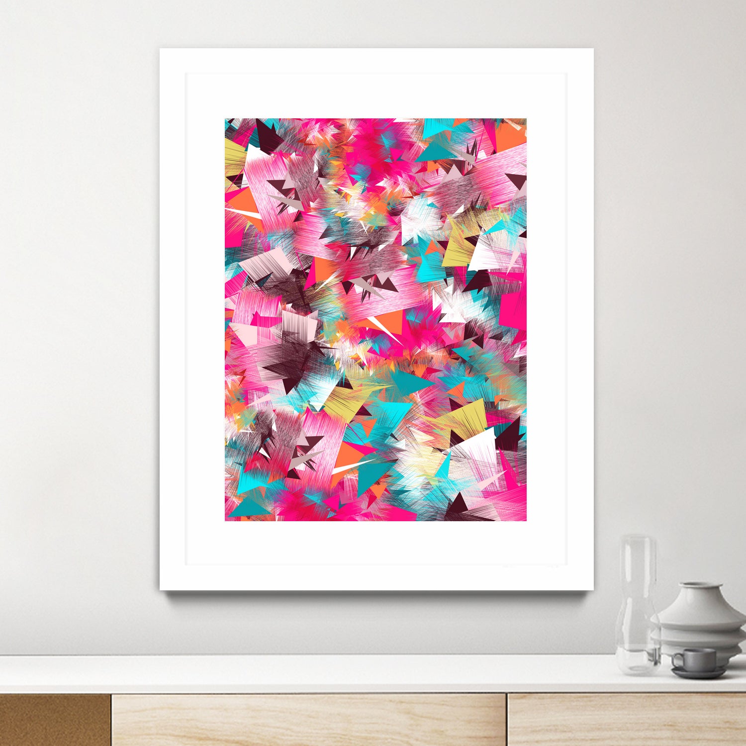 Colorful Place by Danny Jardim on GIANT ART - pink digital painting