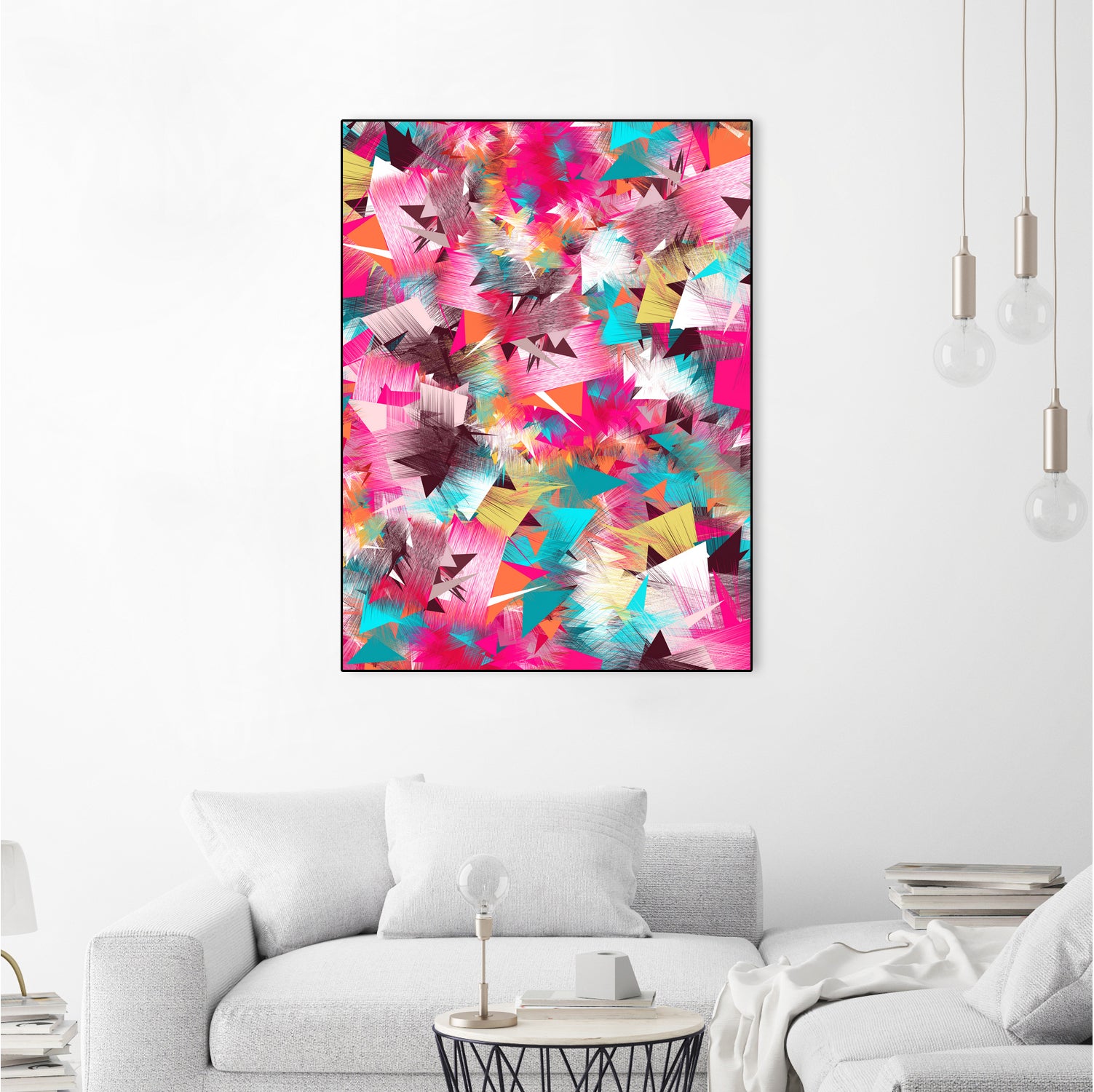 Colorful Place by Danny Jardim on GIANT ART - pink digital painting