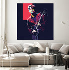 john mayer by fajar gunawan on GIANT ART - red photo illustration