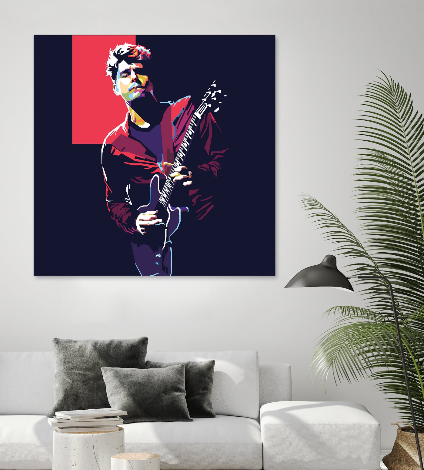 john mayer by fajar gunawan on GIANT ART - red photo illustration