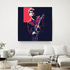 john mayer by fajar gunawan on GIANT ART - red photo illustration