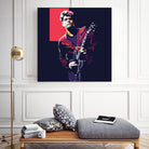 john mayer by fajar gunawan on GIANT ART - red photo illustration