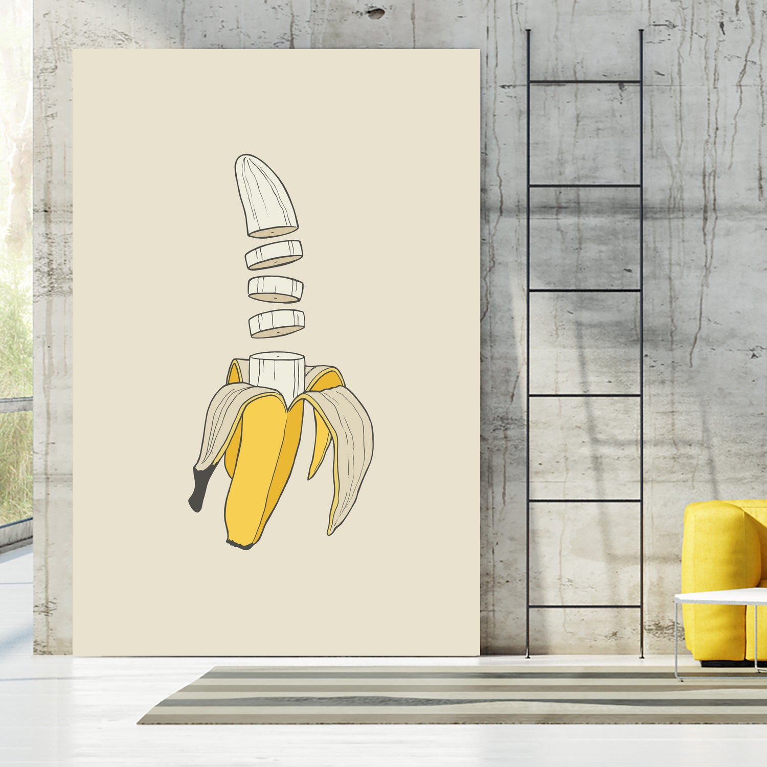 Banana Split (wordless) by Rob Snow on GIANT ART - yellow digital drawing