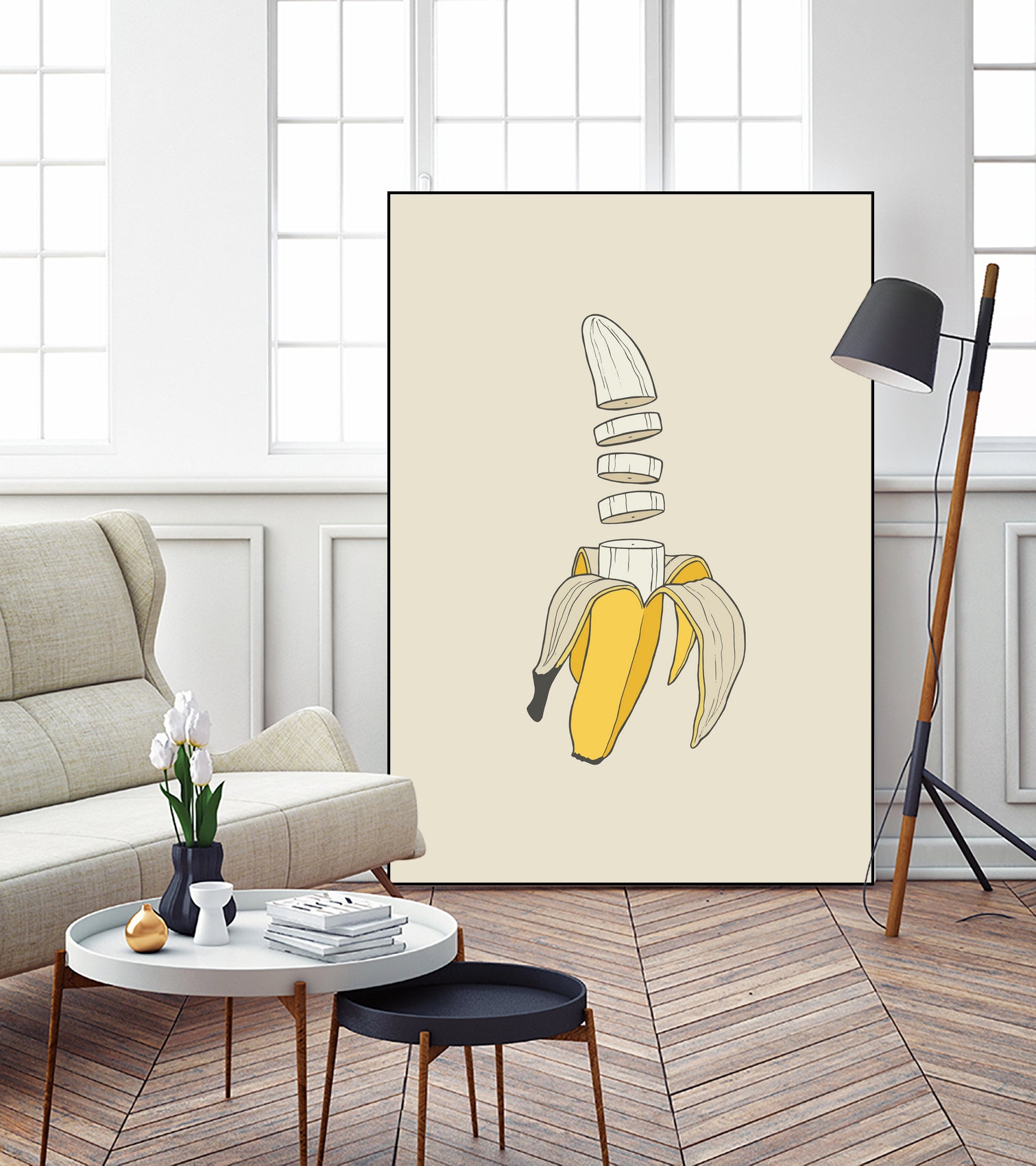 Banana Split (wordless) by Rob Snow on GIANT ART - yellow digital drawing