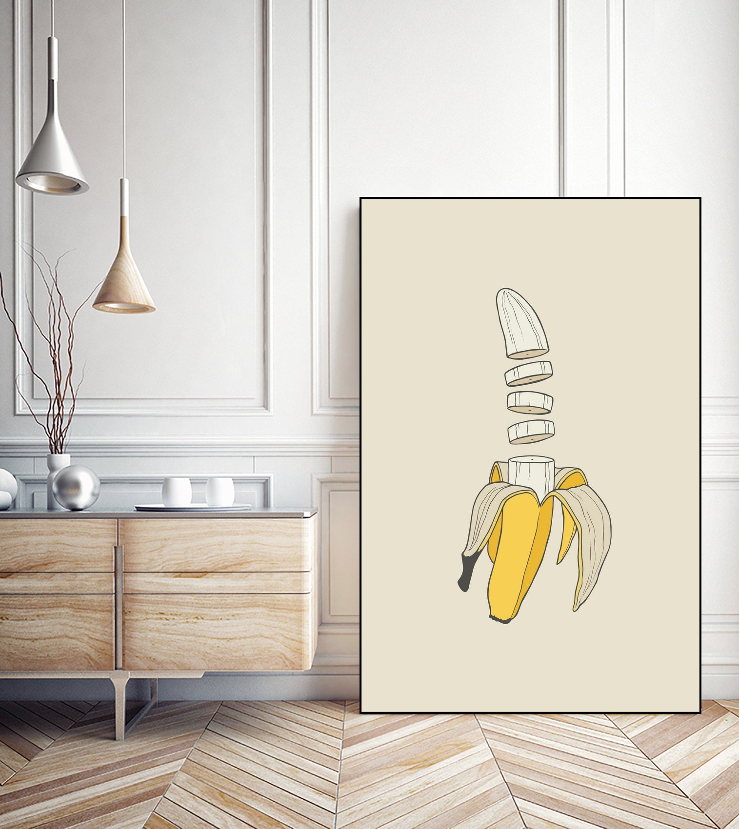 Banana Split (wordless) by Rob Snow on GIANT ART - yellow digital drawing