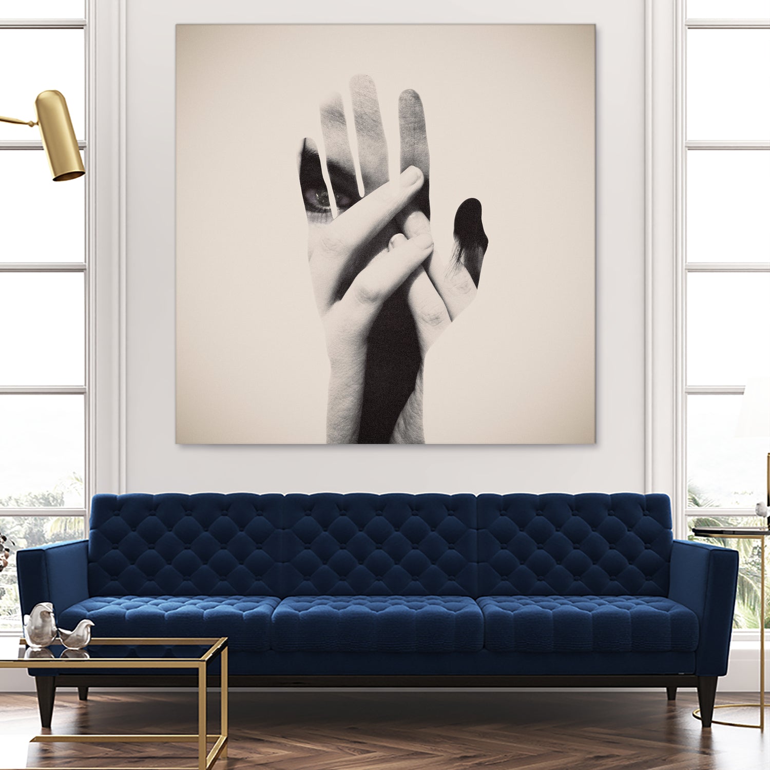 Hideaway Hands by Dan Mountford on GIANT ART - photo illustration