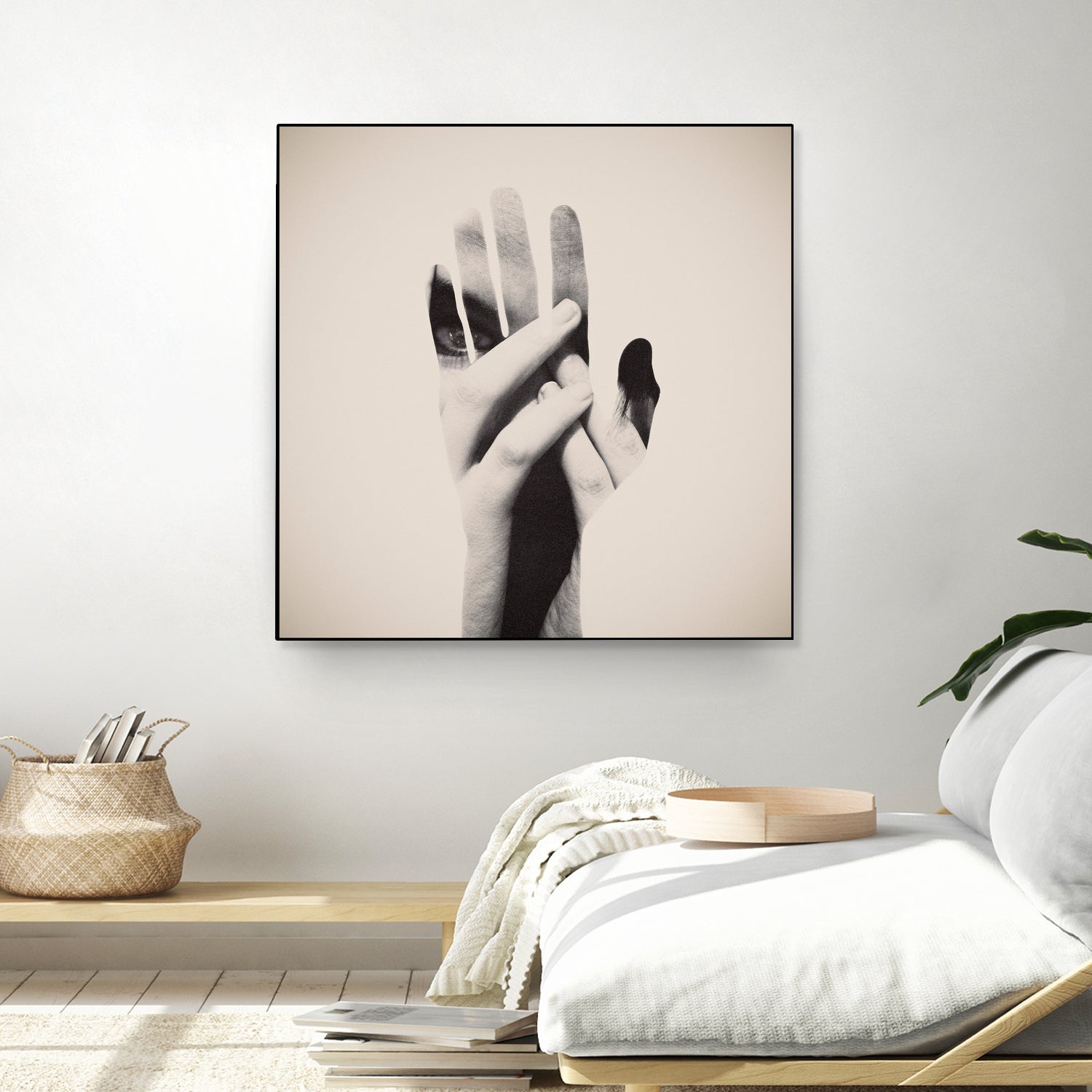 Hideaway Hands by Dan Mountford on GIANT ART - photo illustration