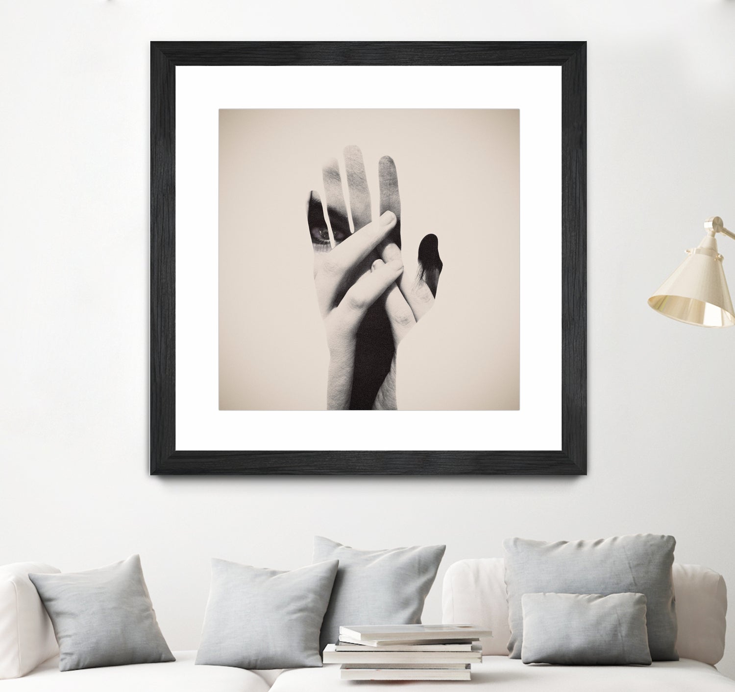 Hideaway Hands by Dan Mountford on GIANT ART - photo illustration