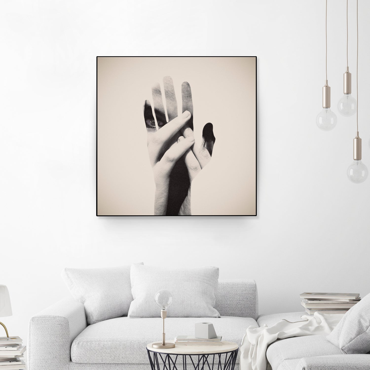 Hideaway Hands by Dan Mountford on GIANT ART - photo illustration