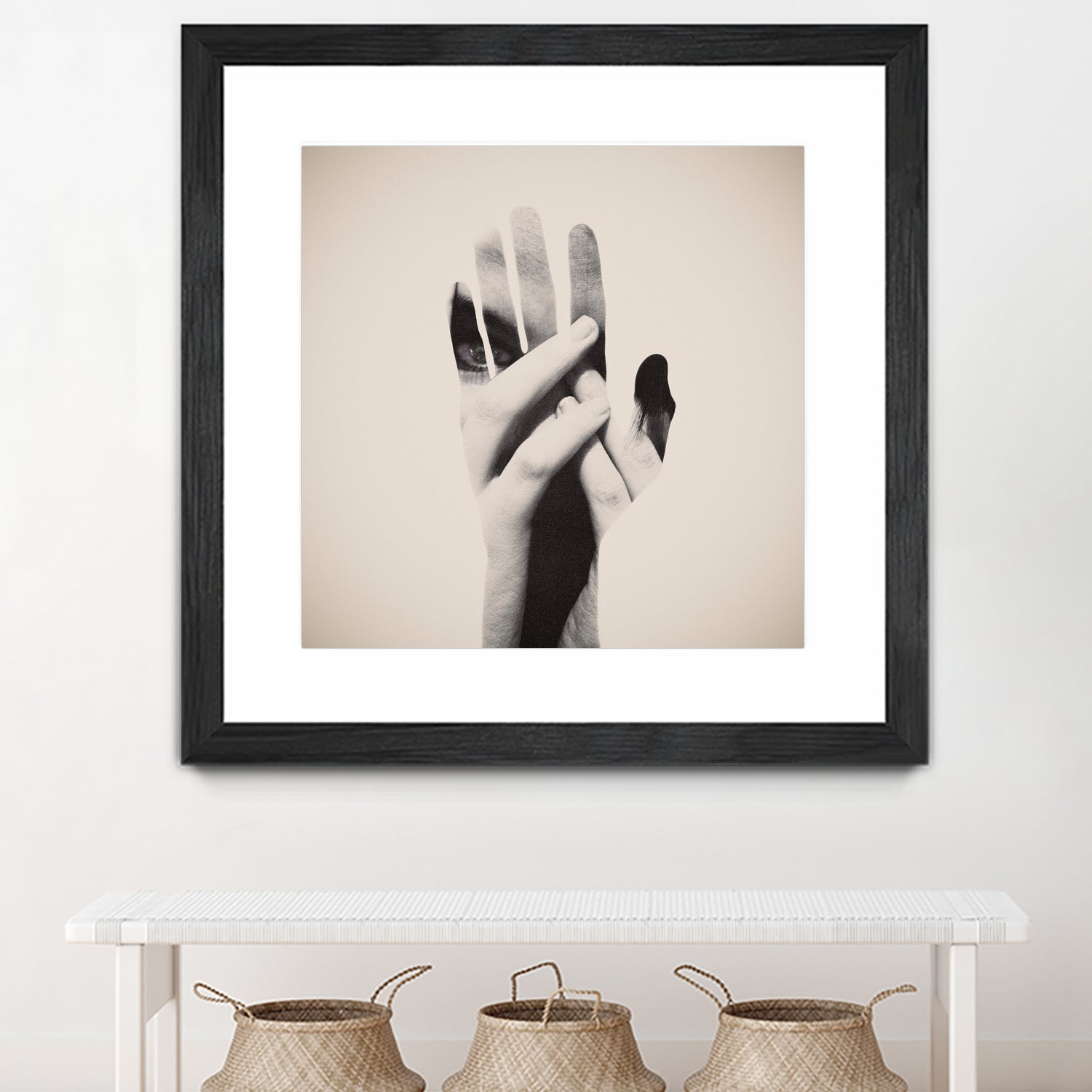 Hideaway Hands by Dan Mountford on GIANT ART - photo illustration