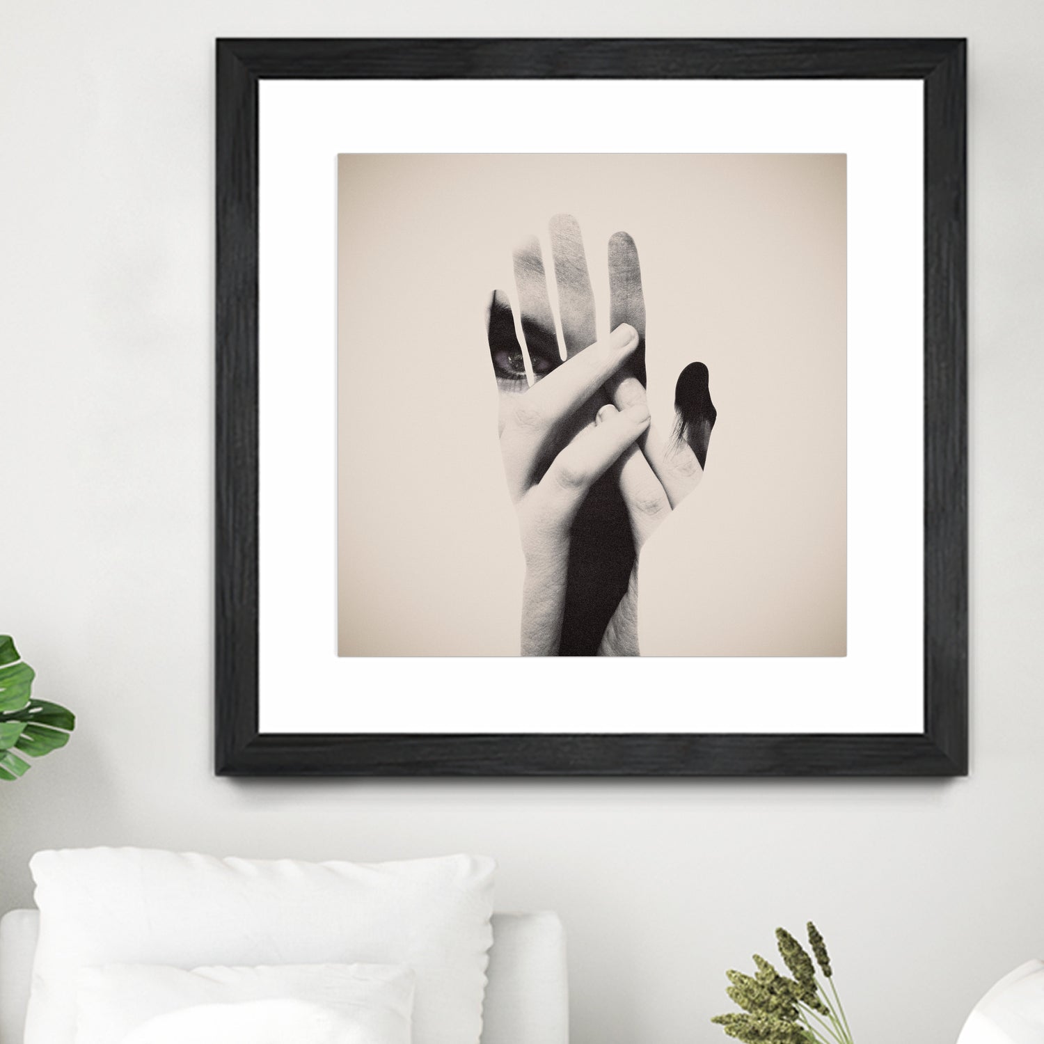 Hideaway Hands by Dan Mountford on GIANT ART - photo illustration