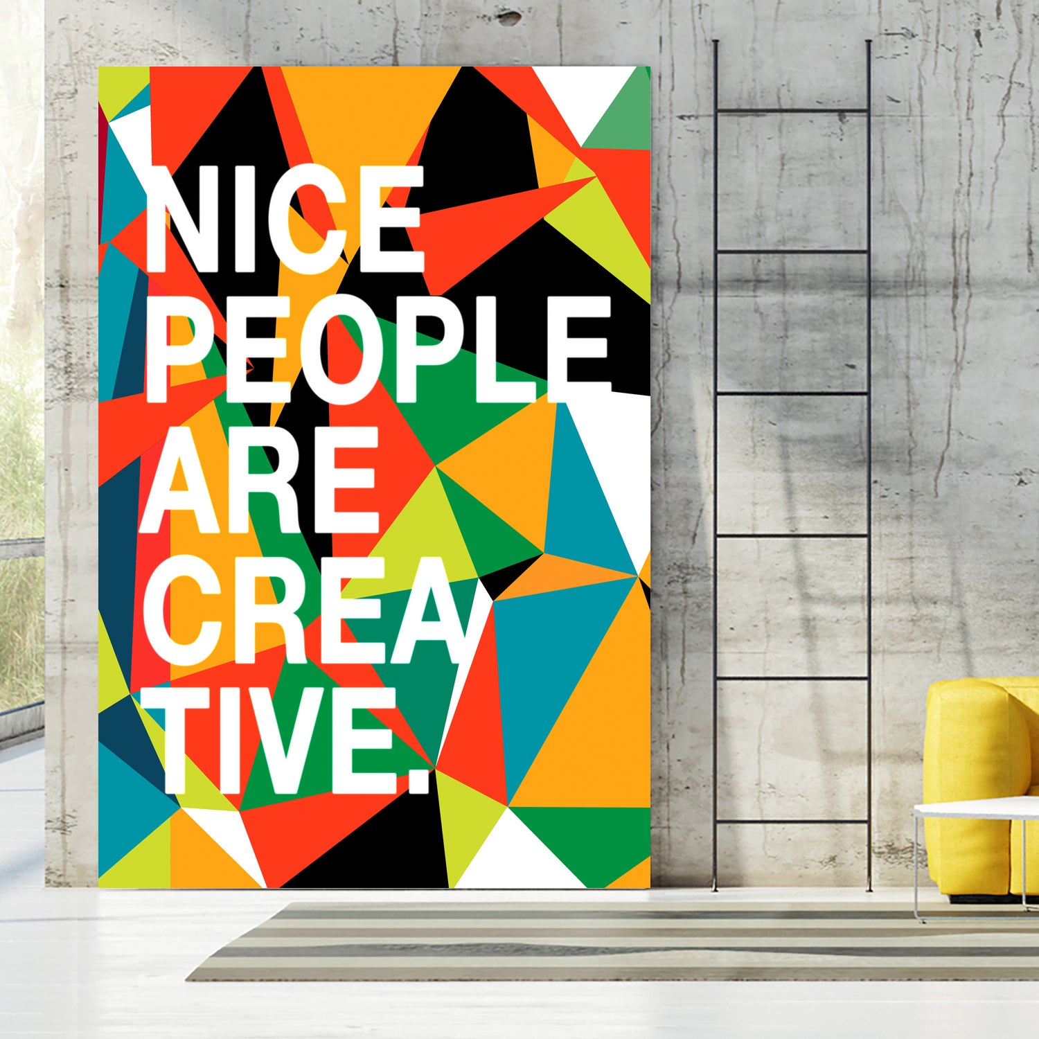 Nice People Are Creative by Danny Jardim on GIANT ART - typography