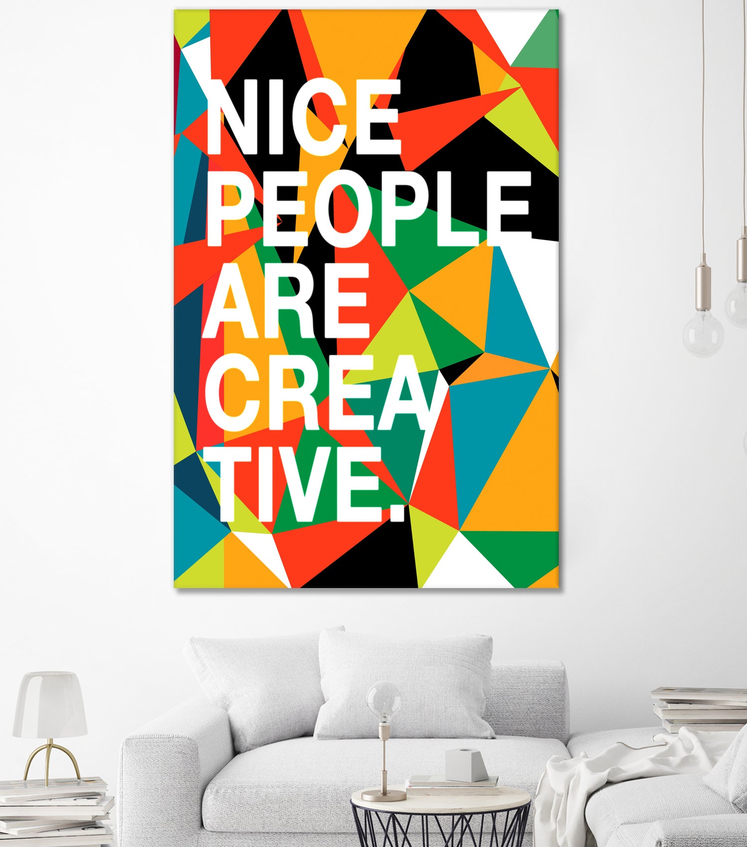 Nice People Are Creative by Danny Jardim on GIANT ART - typography