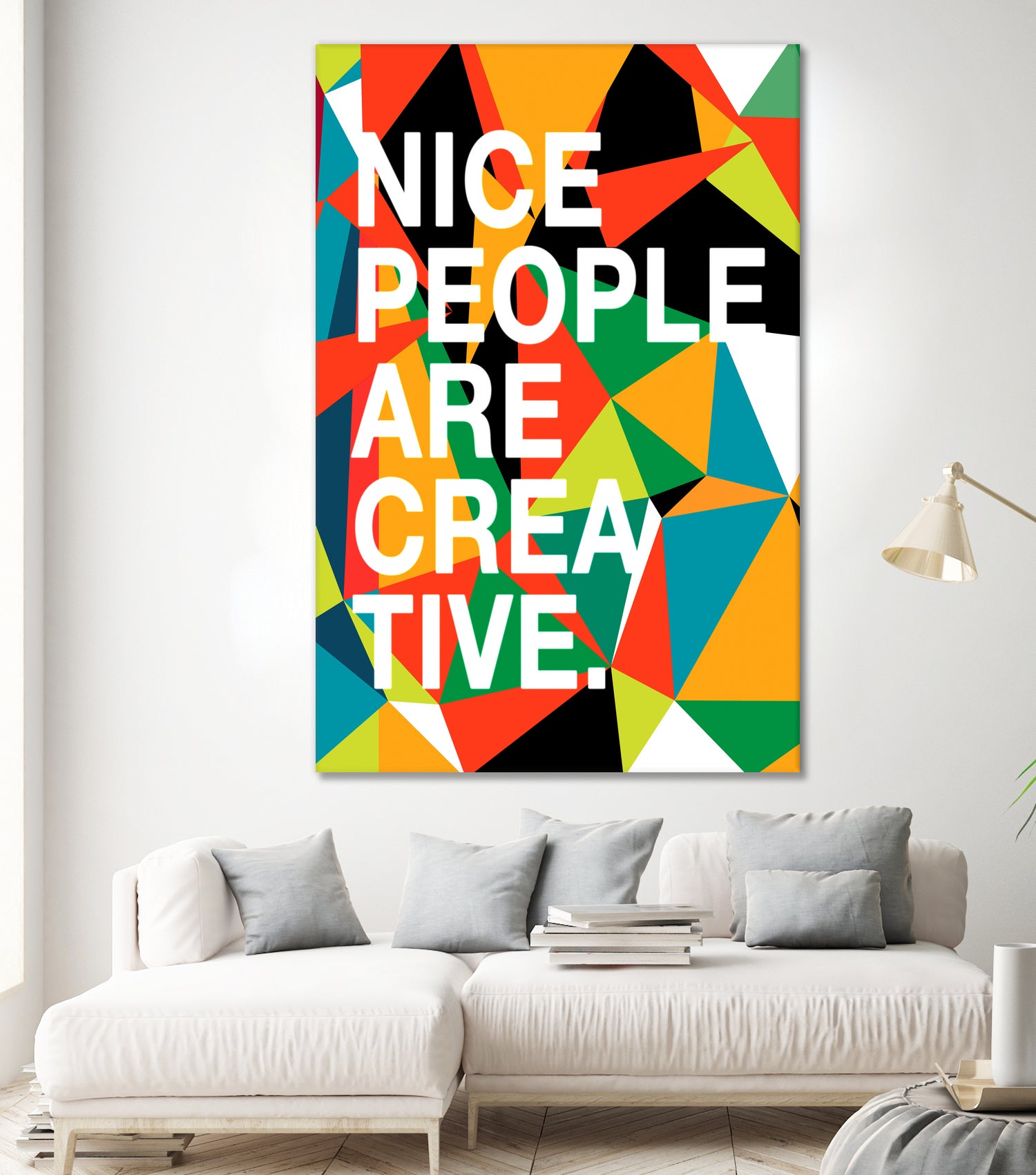 Nice People Are Creative by Danny Jardim on GIANT ART - typography