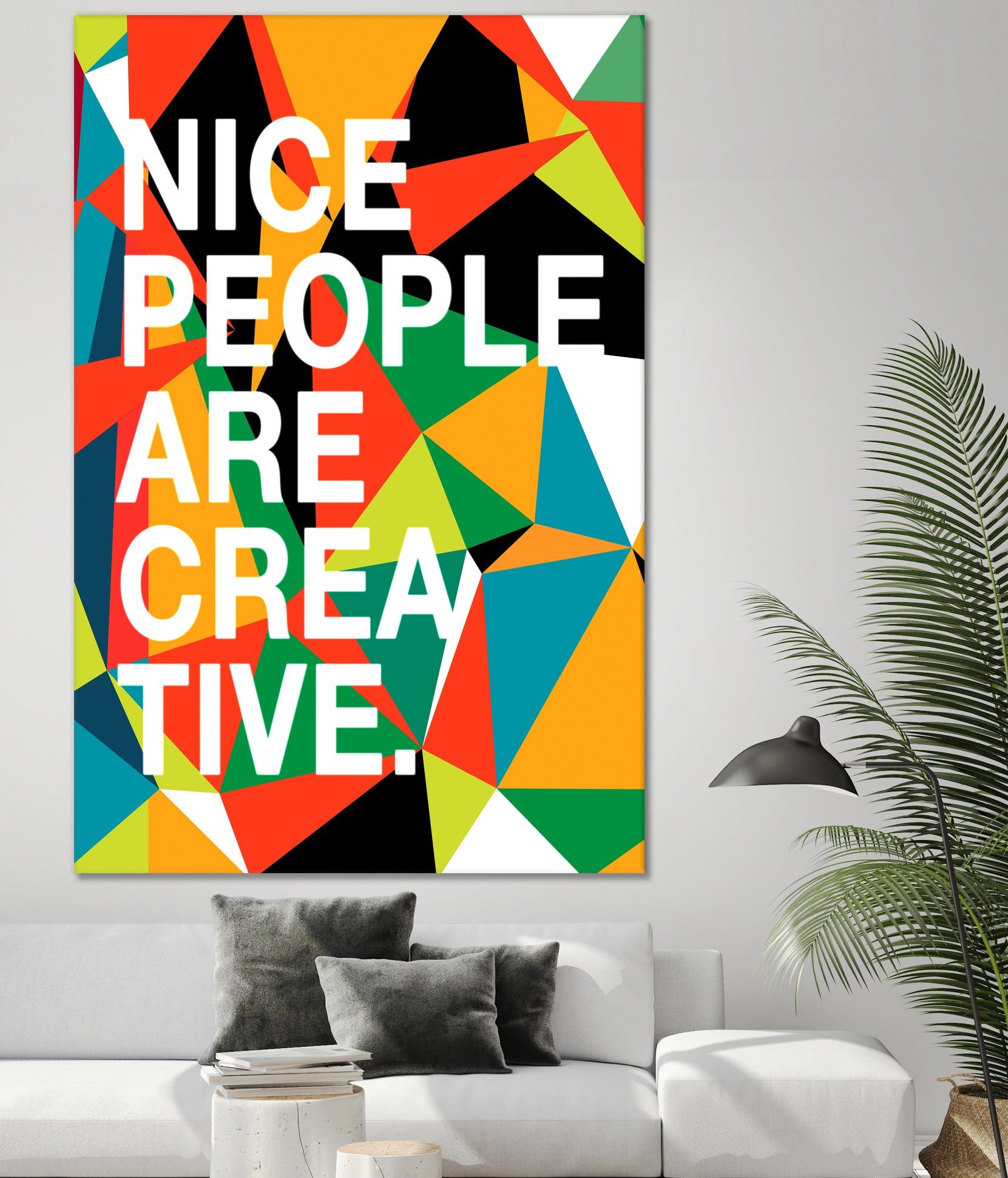 Nice People Are Creative by Danny Jardim on GIANT ART - typography