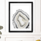 White Agate Gold Foil Glam #1 #gem #decor #art by Anita & Bella Jantz on GIANT ART - gray photo illustration