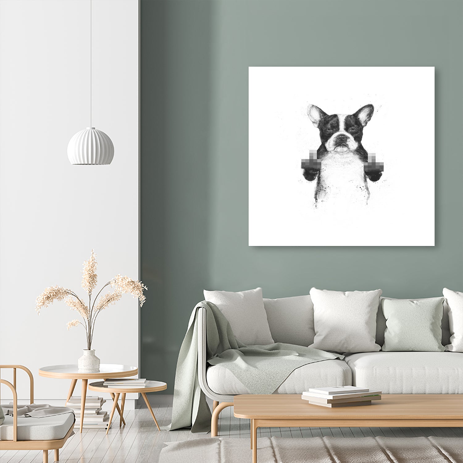 Censored dog by Solti Balázs on GIANT ART - white digital drawing