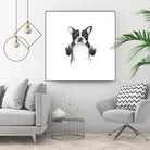 Censored dog by Solti Balázs on GIANT ART - white digital drawing