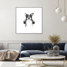 Censored dog by Solti Balázs on GIANT ART - white digital drawing