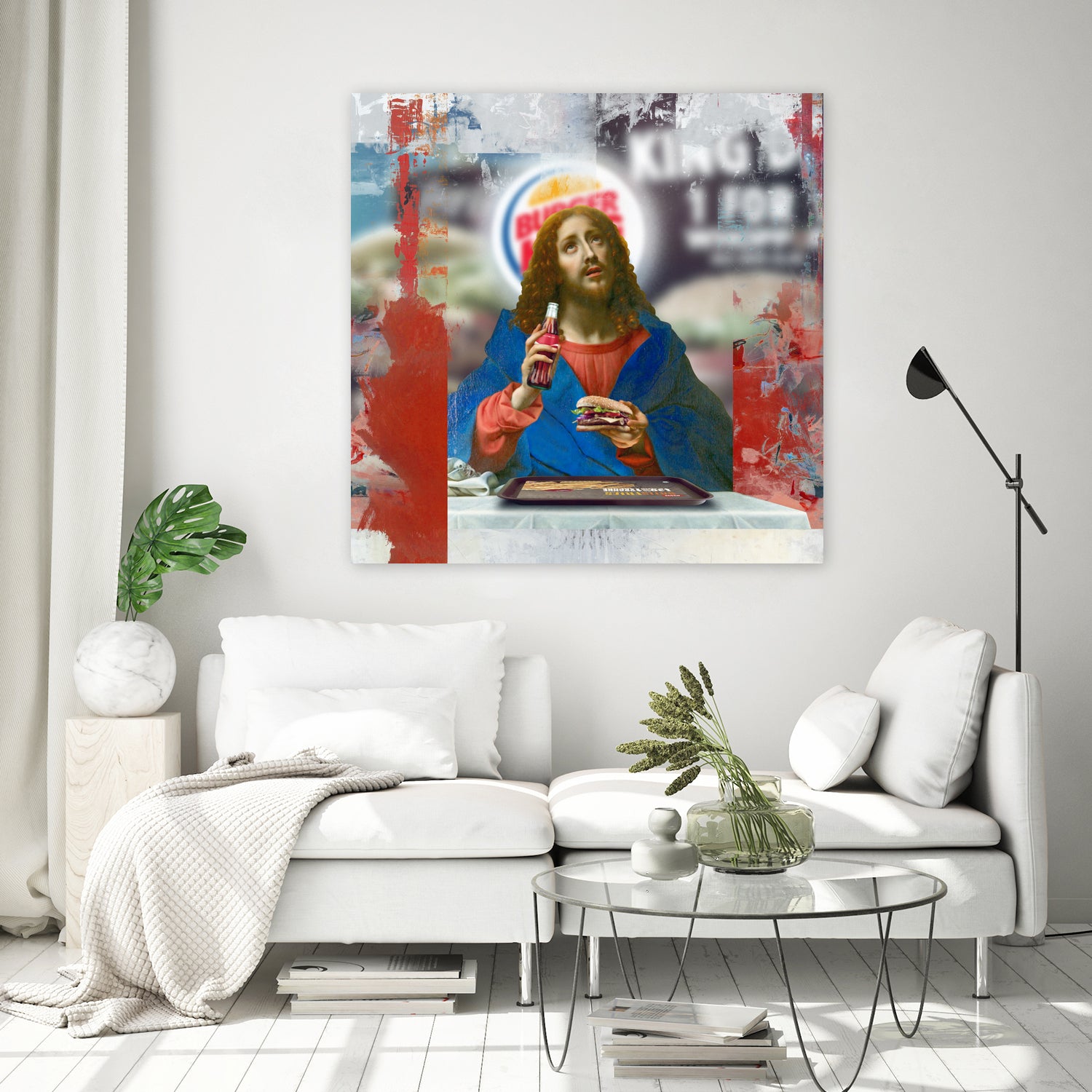 This means my body and this means my blood by José Luis Guerrero on GIANT ART - red photo manipulation