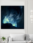 spaces XVIII - at night by Dirk Wüstenhagen on GIANT ART - blue digital painting