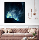 spaces XVIII - at night by Dirk Wüstenhagen on GIANT ART - blue digital painting