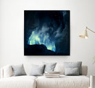 spaces XVIII - at night by Dirk Wüstenhagen on GIANT ART - blue digital painting