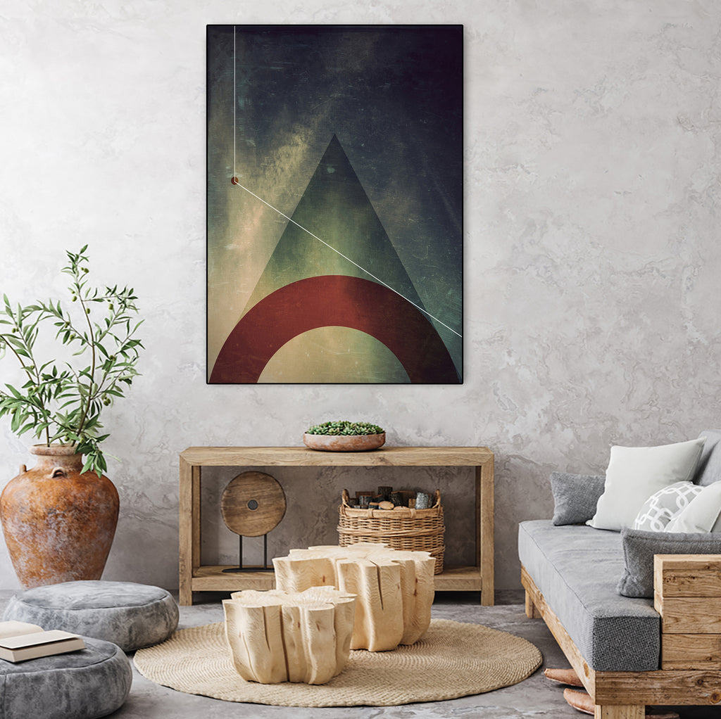 triangle half circle by Danny Jardim on GIANT ART - digital drawing