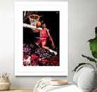 Michael Jordan by Igor Moura on GIANT ART - red digital painting