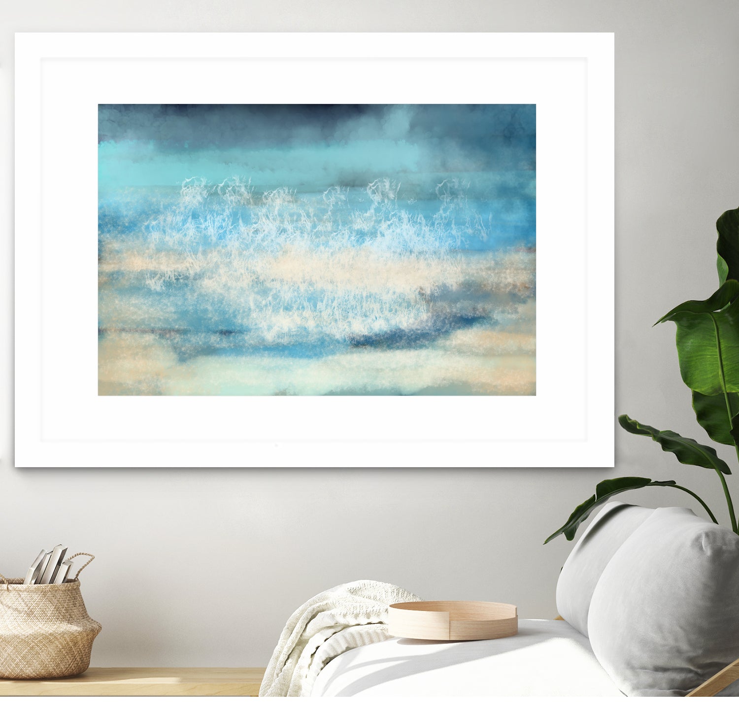 Nordic Sea Bliss by Jacob von Sternberg on GIANT ART - blue digital painting