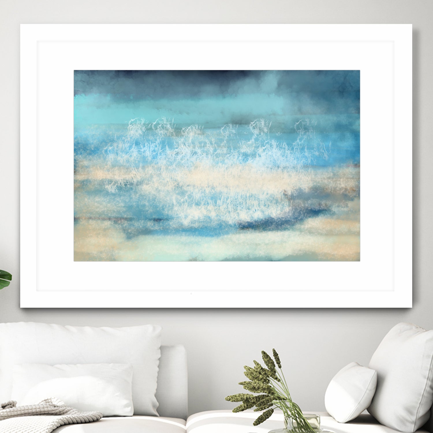 Nordic Sea Bliss by Jacob von Sternberg on GIANT ART - blue digital painting