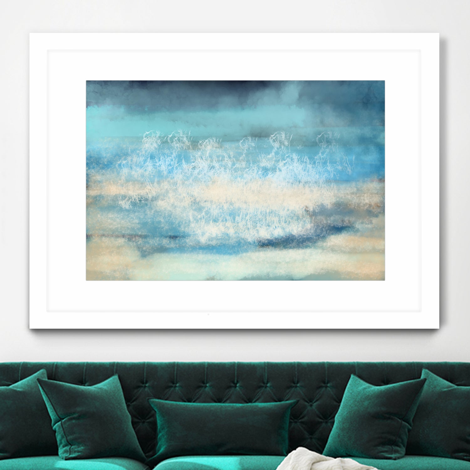 Nordic Sea Bliss by Jacob von Sternberg on GIANT ART - blue digital painting