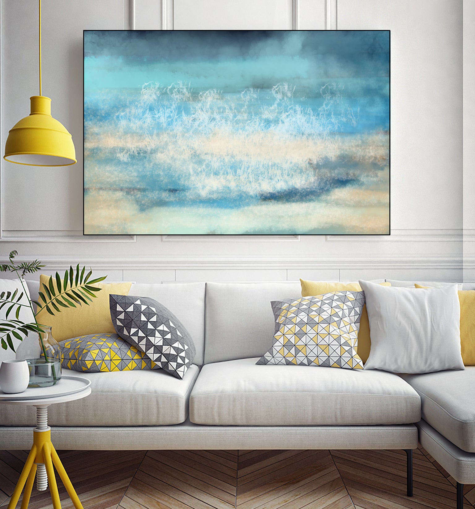 Nordic Sea Bliss by Jacob von Sternberg on GIANT ART - blue digital painting