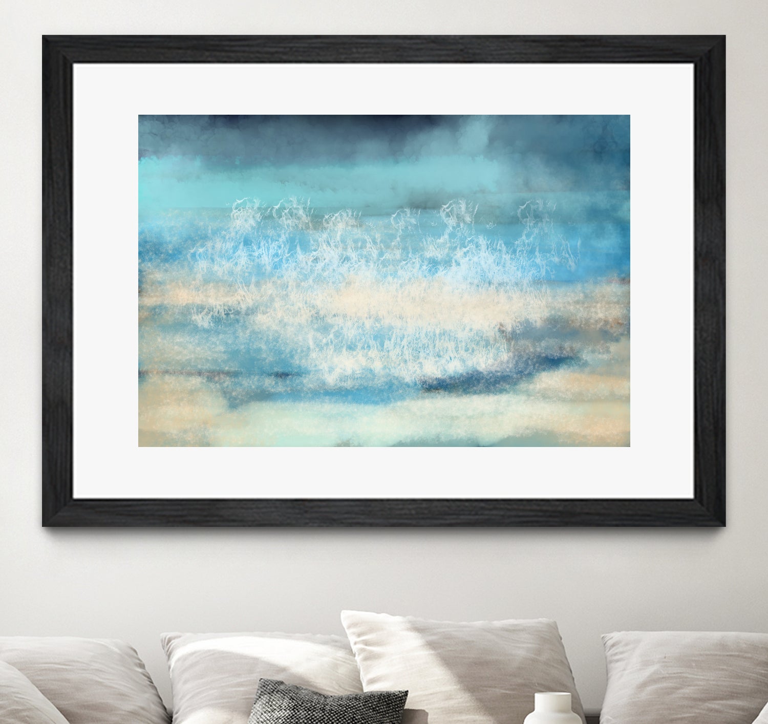 Nordic Sea Bliss by Jacob von Sternberg on GIANT ART - blue digital painting