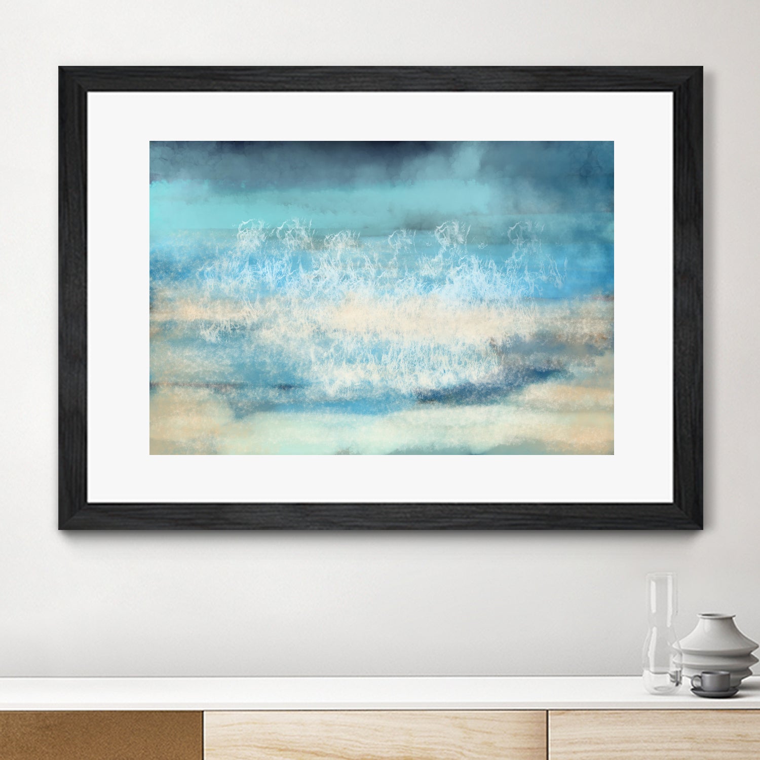 Nordic Sea Bliss by Jacob von Sternberg on GIANT ART - blue digital painting