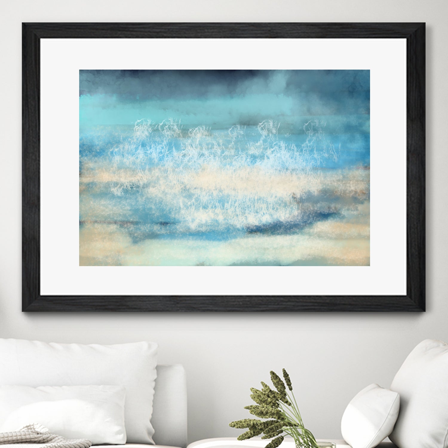 Nordic Sea Bliss by Jacob von Sternberg on GIANT ART - blue digital painting