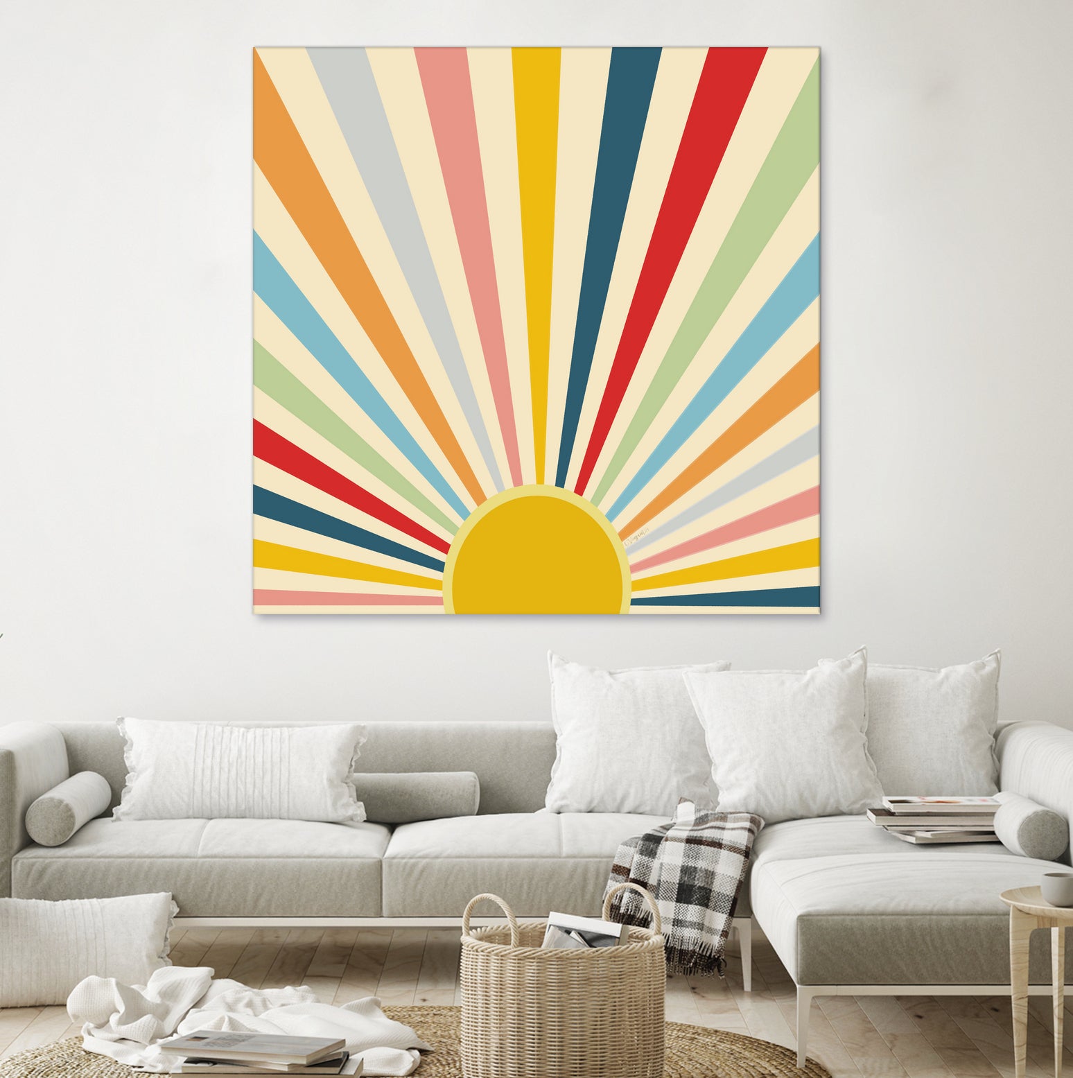 Sun Shines Inside you by Chrysafia Vogiatzi on GIANT ART - yellow digital painting