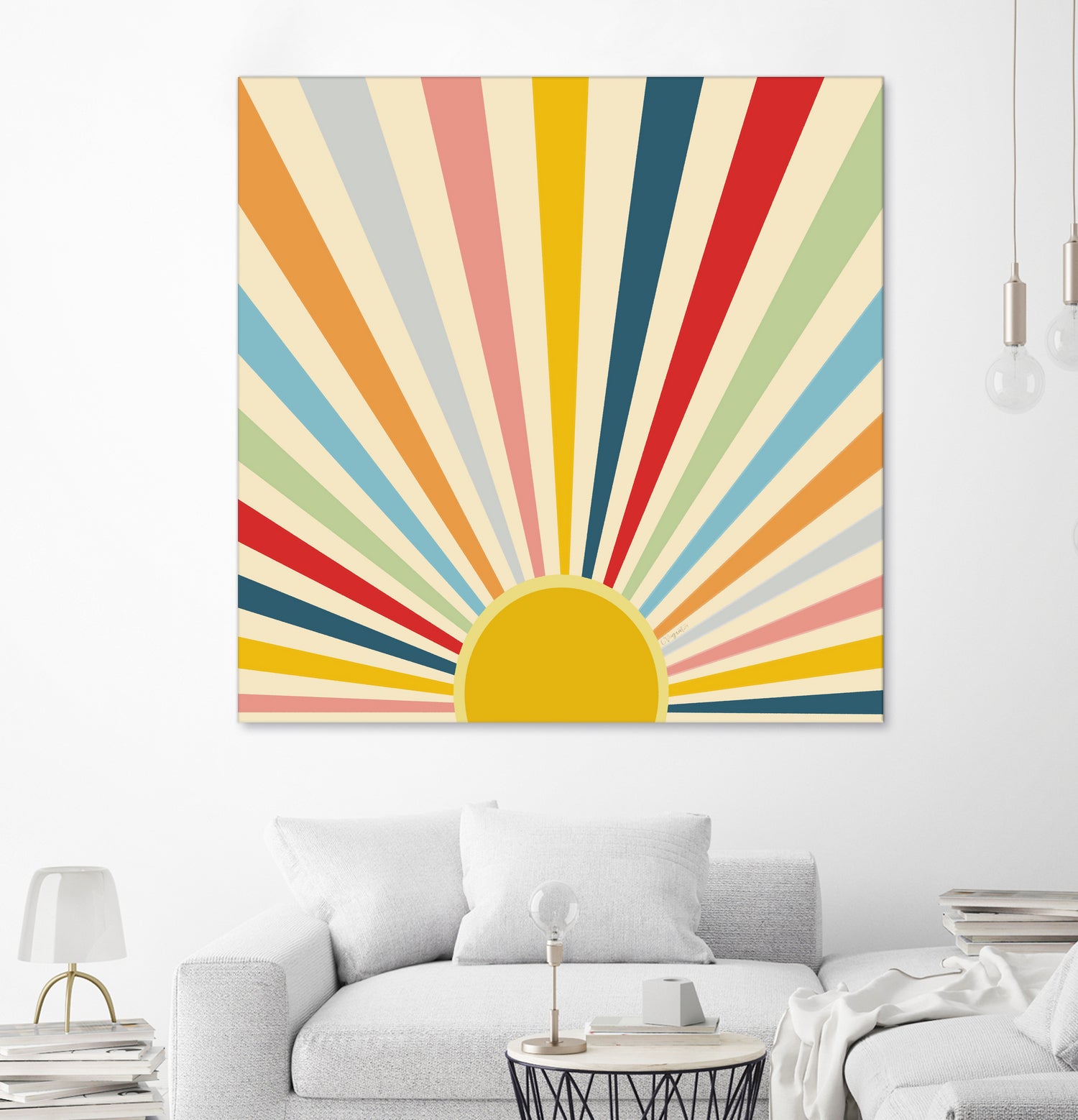 Sun Shines Inside you by Chrysafia Vogiatzi on GIANT ART - yellow digital painting