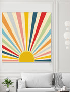 Sun Shines Inside you by Chrysafia Vogiatzi on GIANT ART - yellow digital painting