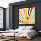 Sun Shines Inside you by Chrysafia Vogiatzi on GIANT ART - yellow digital painting