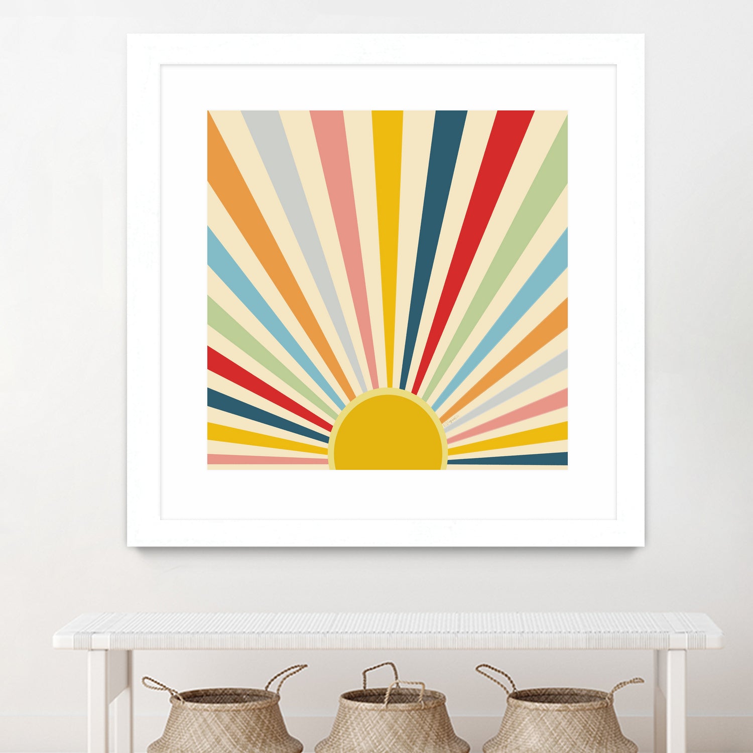 Sun Shines Inside you by Chrysafia Vogiatzi on GIANT ART - yellow digital painting