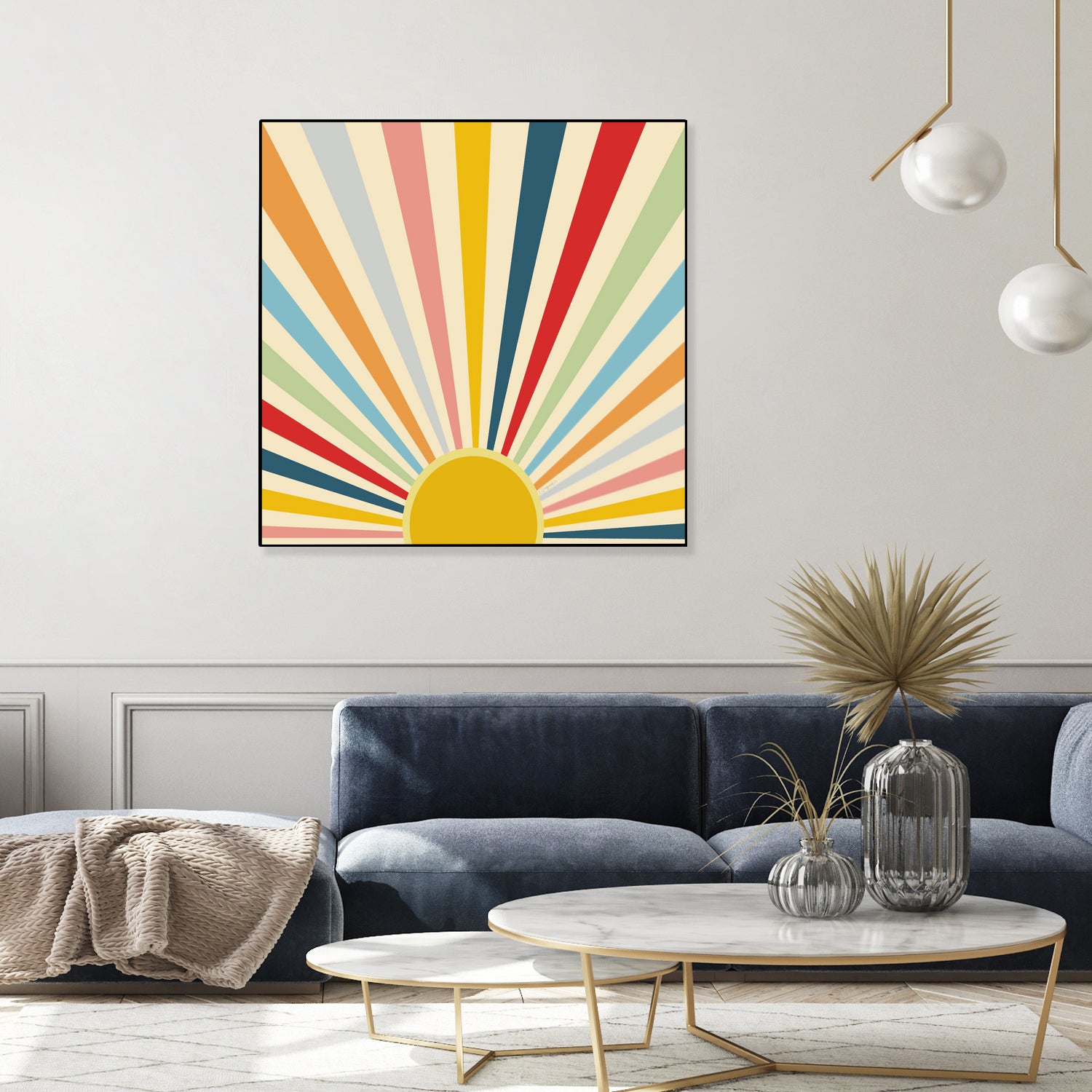 Sun Shines Inside you by Chrysafia Vogiatzi on GIANT ART - yellow digital painting