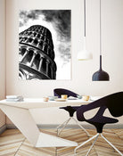 Tower of Pisa - Illustrated by Christine Mercer on GIANT ART - black digital painting