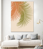 Palm Leaves Orange Green Vibes #1 #tropical #decor #art by Anita & Bella Jantz on GIANT ART - orange photo illustration