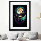 The Scream Before Christmas by Francis Mi Oza on GIANT ART - black digital painting