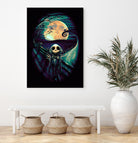 The Scream Before Christmas by Francis Mi Oza on GIANT ART - black digital painting